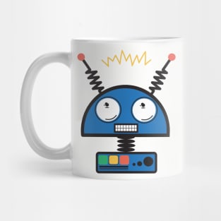 Retro Sci-Fi Fun Pet Robot BoomBoomInk Mug